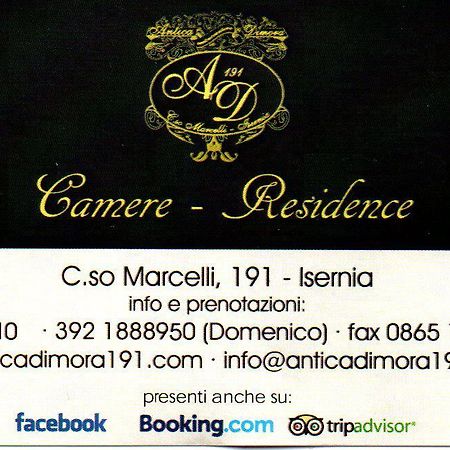 Antica Dimora 191 Hotel Isernia Zewnętrze zdjęcie