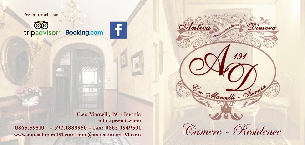 Antica Dimora 191 Hotel Isernia Zewnętrze zdjęcie