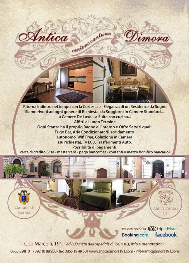 Antica Dimora 191 Hotel Isernia Zewnętrze zdjęcie